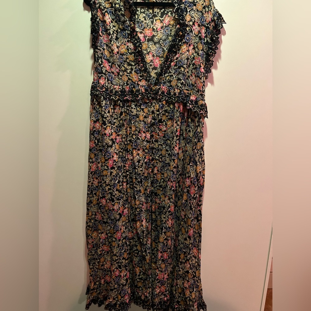 Free People 🌸 Floral Summer Smock Dress 💕